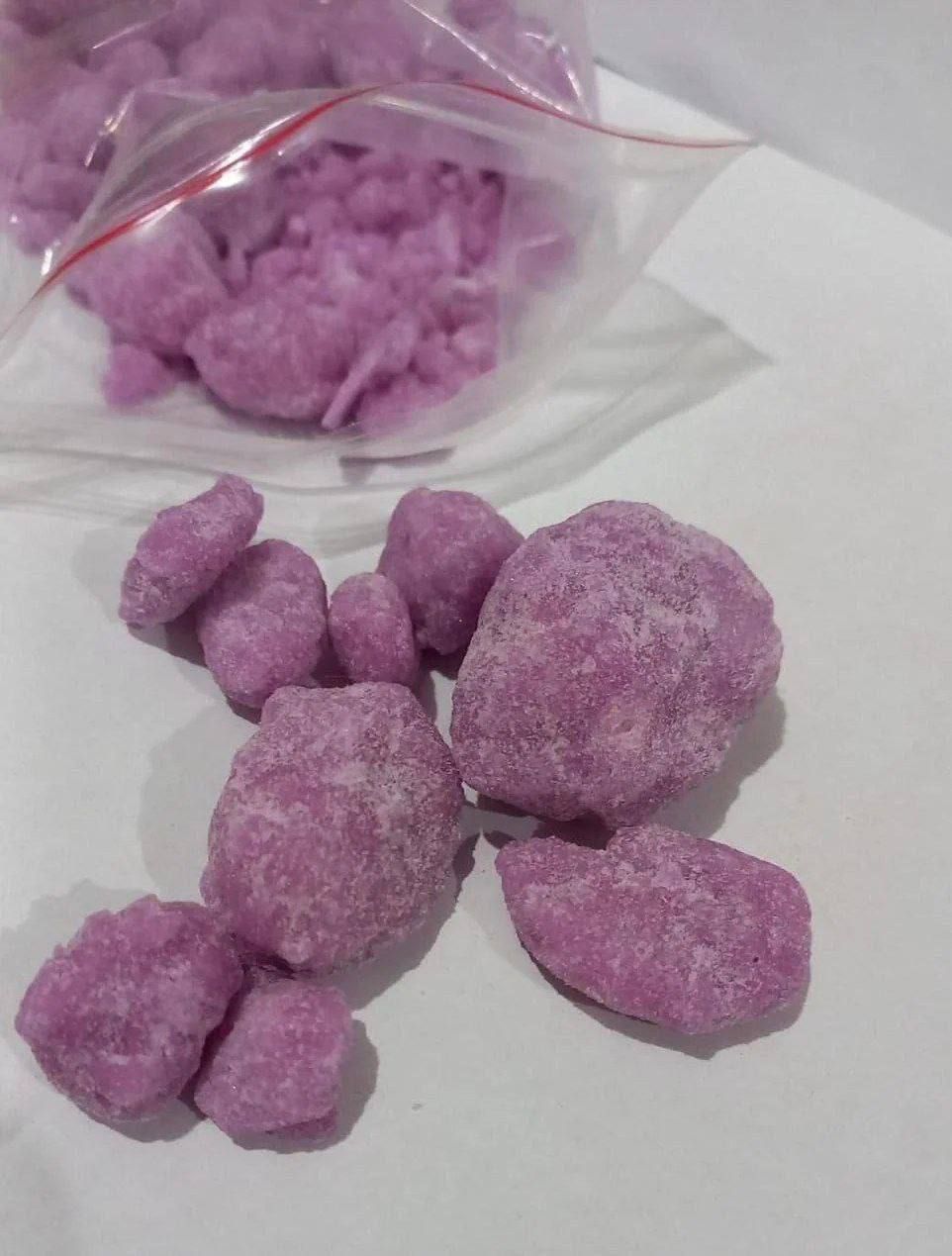 Purple MDMA crystals 