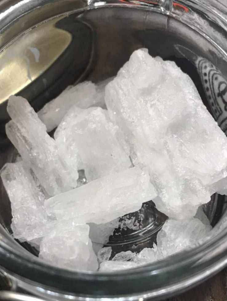 Meth crystals 