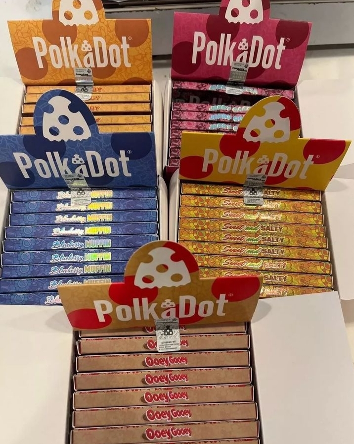 Polkadot chocolate bar